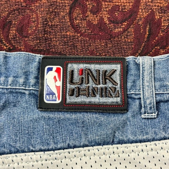 90s Vintage Allen Iverson Unk Denim Shorts - Picture 4 of 5